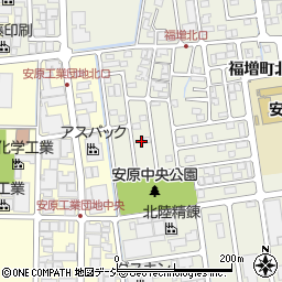 石川県金沢市福増町北1186周辺の地図