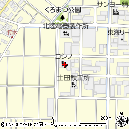 コシノ周辺の地図