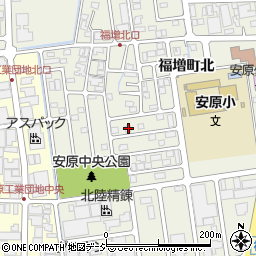 石川県金沢市福増町北1239周辺の地図