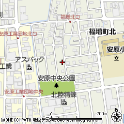 石川県金沢市福増町北1216周辺の地図
