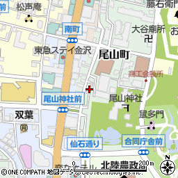 石川県金沢市尾山町12-10周辺の地図