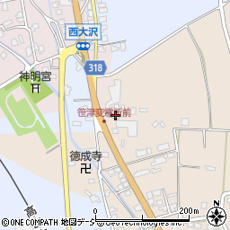 富山県富山市笹津押上周辺の地図