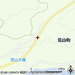 石川県金沢市荒山町周辺の地図