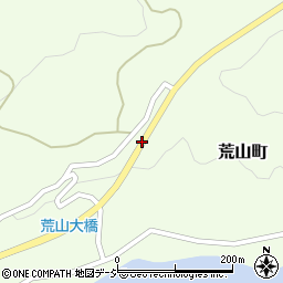 石川県金沢市荒山町周辺の地図