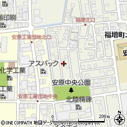 石川県金沢市福増町北1185周辺の地図
