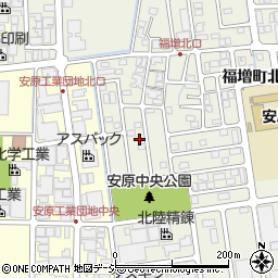 石川県金沢市福増町北1196周辺の地図