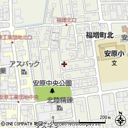 石川県金沢市福増町北1222周辺の地図