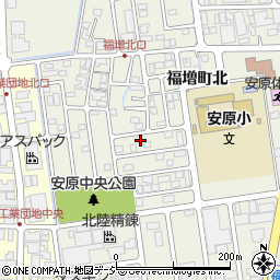 石川県金沢市福増町北1225周辺の地図