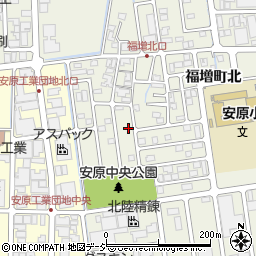 石川県金沢市福増町北1218周辺の地図