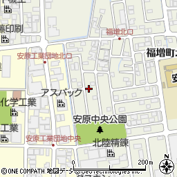 石川県金沢市福増町北1184周辺の地図