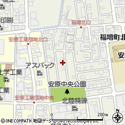 石川県金沢市福増町北1197周辺の地図