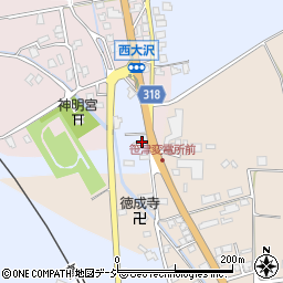 大沢野笹津郵便局周辺の地図