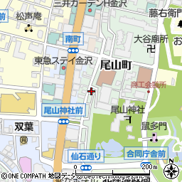 石川県金沢市尾山町12-8周辺の地図