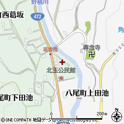 富山県富山市八尾町西葛坂201-2周辺の地図