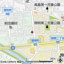 石川県金沢市進和町58周辺の地図
