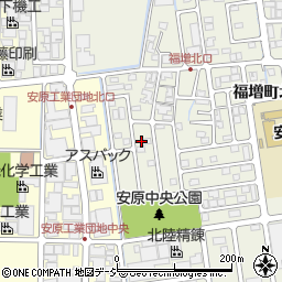 石川県金沢市福増町北1183周辺の地図