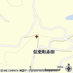 長野県長野市信更町赤田519周辺の地図