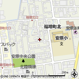 石川県金沢市福増町北1129周辺の地図
