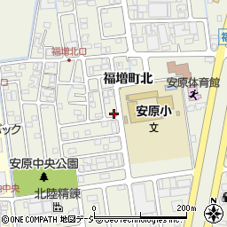 石川県金沢市福増町北周辺の地図