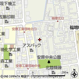 石川県金沢市福増町北1154周辺の地図