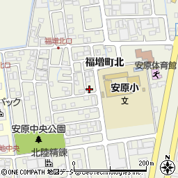 石川県金沢市福増町北1119周辺の地図