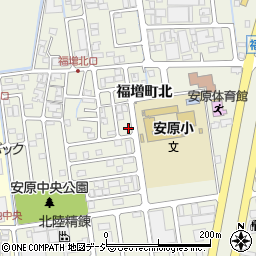 石川県金沢市福増町北1118周辺の地図