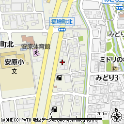 石川県金沢市福増町北601周辺の地図