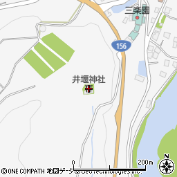 井堰神社周辺の地図