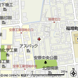 石川県金沢市福増町北1181周辺の地図