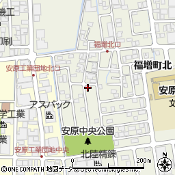 石川県金沢市福増町北1201周辺の地図