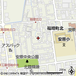 石川県金沢市福増町北183周辺の地図