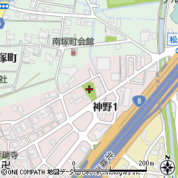 神野桜公園周辺の地図