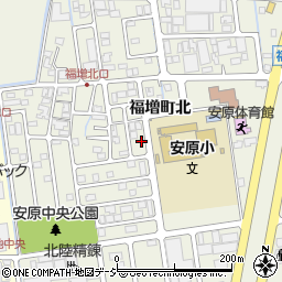 石川県金沢市福増町北1117周辺の地図