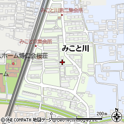 長野県長野市みこと川52周辺の地図