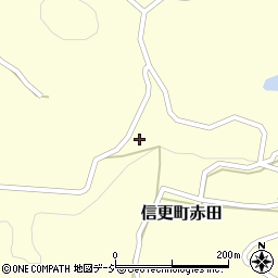 長野県長野市信更町赤田445周辺の地図