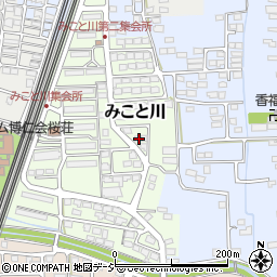 長野県長野市みこと川60周辺の地図