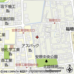 石川県金沢市福増町北1156周辺の地図