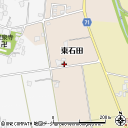 富山県南砺市東石田32周辺の地図