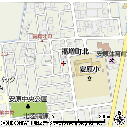 石川県金沢市福増町北1121周辺の地図