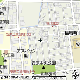 石川県金沢市福増町北1150周辺の地図