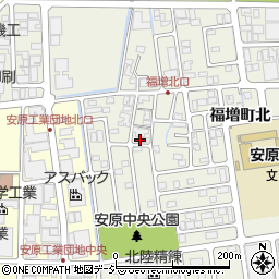 石川県金沢市福増町北95周辺の地図
