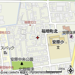 石川県金沢市福増町北1132周辺の地図