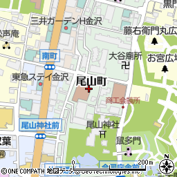 石川県金沢市尾山町周辺の地図