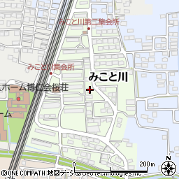 長野県長野市みこと川53周辺の地図