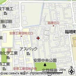 石川県金沢市福増町北1148周辺の地図