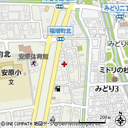 石川県金沢市福増町北599周辺の地図