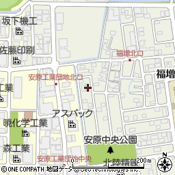 石川県金沢市福増町北1158周辺の地図