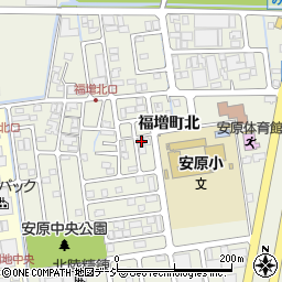 石川県金沢市福増町北1122周辺の地図