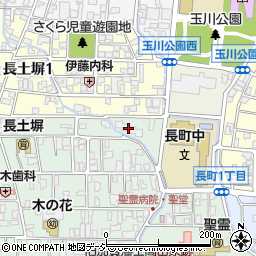 日本郵政グループ長町社宅周辺の地図