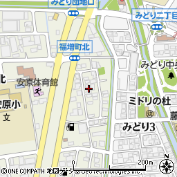 石川県金沢市福増町北909周辺の地図